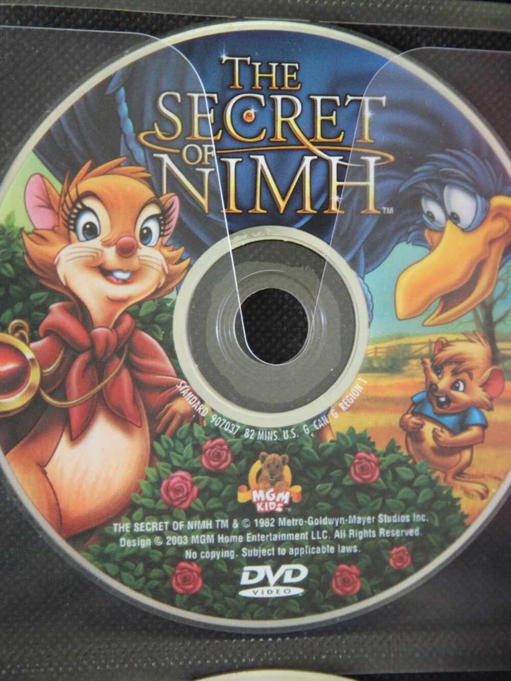 Children's Film DVD: The Secret of NIMH